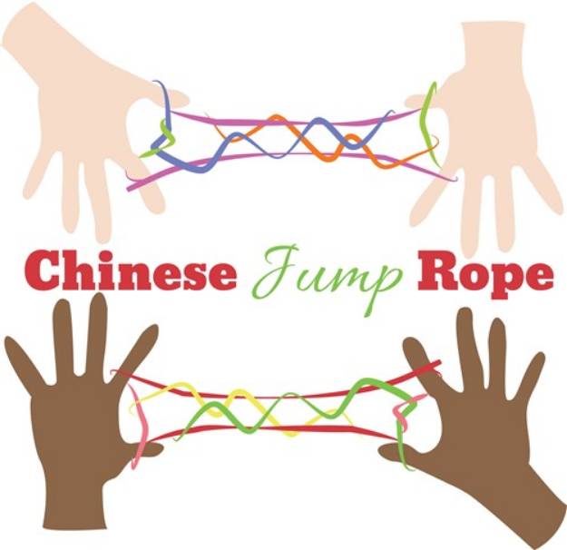 Picture of Chinese Jump Rope SVG File