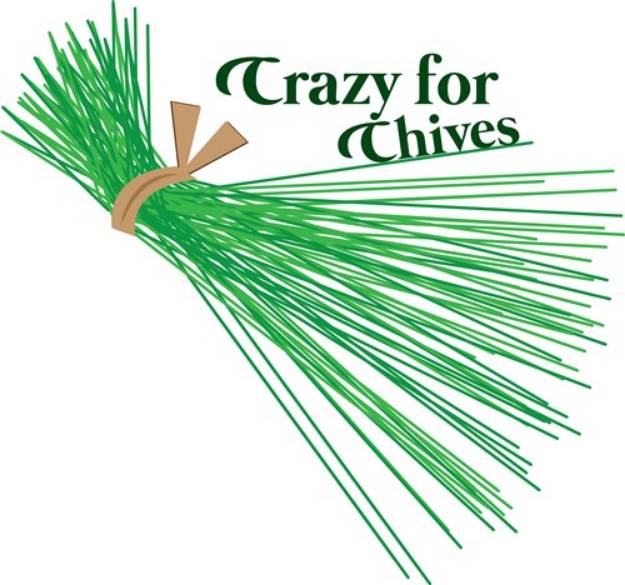 Picture of Crazy For Chives SVG File