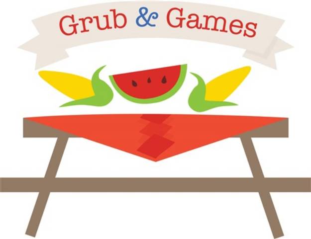 Picture of Grub & Games SVG File