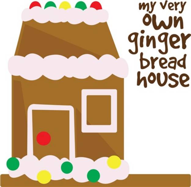 Picture of Ginger Bread House SVG File