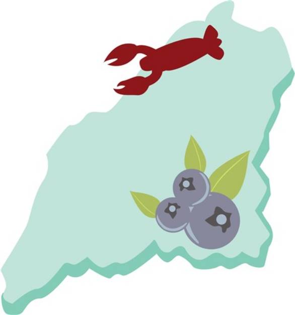 Picture of Lobster Maine SVG File