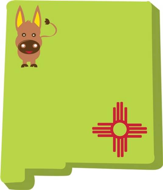 Picture of New Mexico SVG File