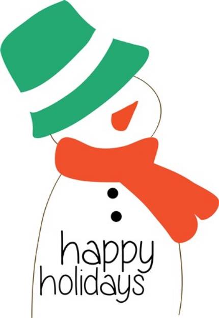 Picture of Happy Holidays SVG File