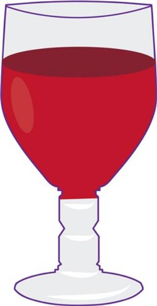 Picture of Wine Glass SVG File