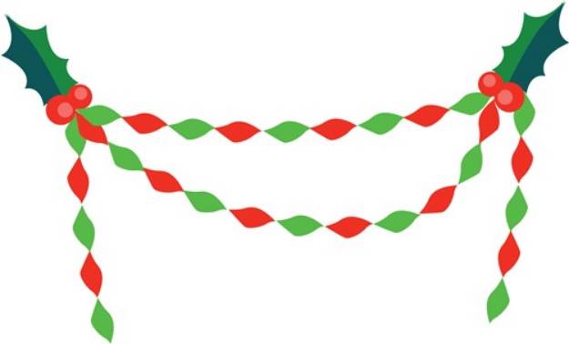 Picture of Holiday Garland SVG File