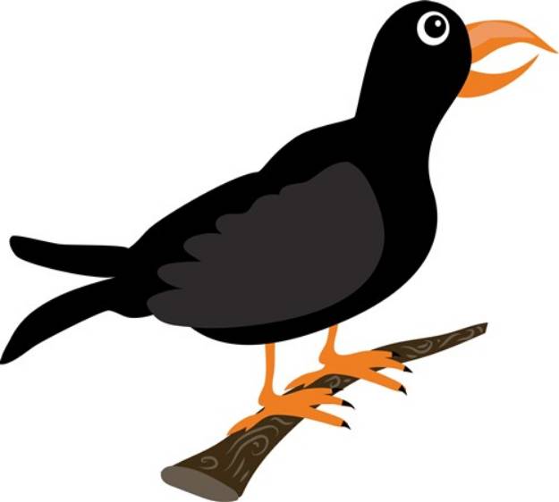 Picture of Blackbird SVG File