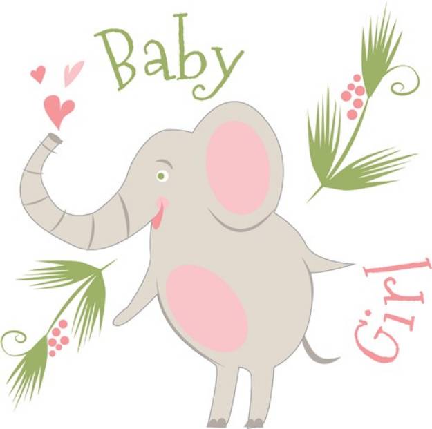 Picture of Baby Girl SVG File