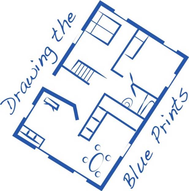 Picture of The Blue Prints SVG File