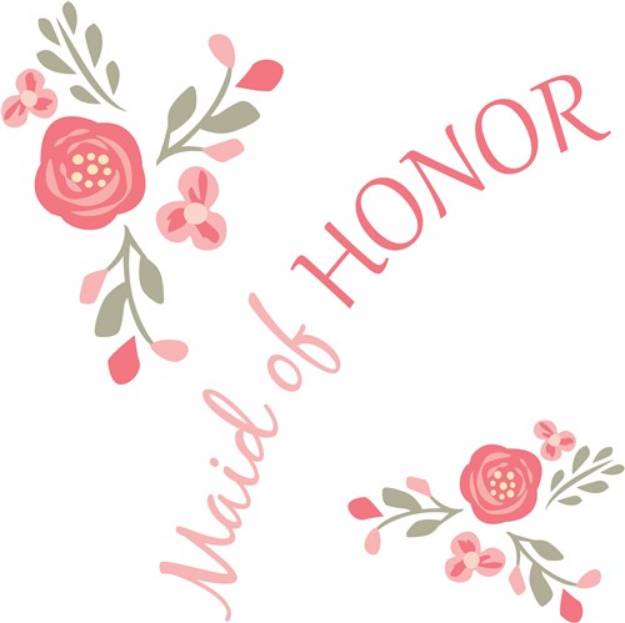 Picture of Maid Of Honor SVG File