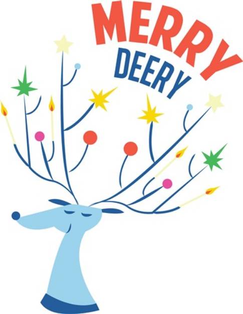 Picture of Merry Deery SVG File