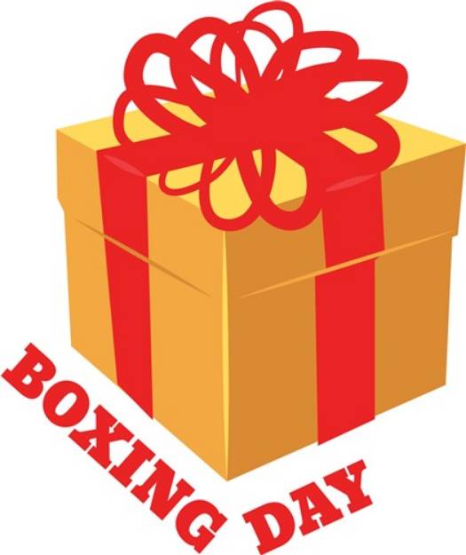 Picture of Boxing Day SVG File