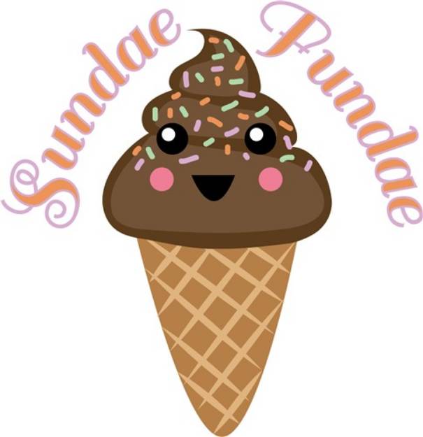 Picture of Sundae Fundae SVG File