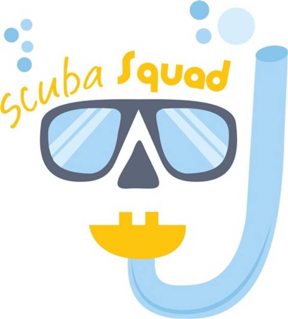 Picture of Scuba Squad SVG File