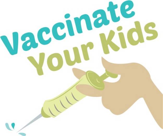 Picture of Vaccinate Kids SVG File