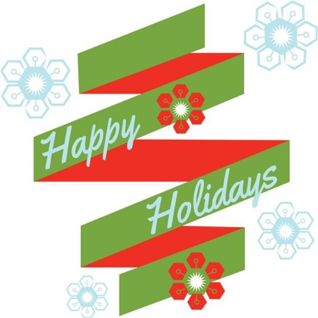 Picture of Happy Holidays SVG File