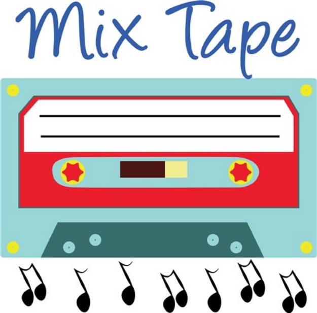 Picture of Mix Tape SVG File