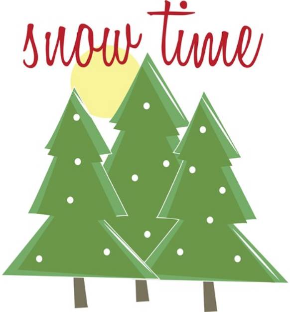 Picture of Snow Time SVG File