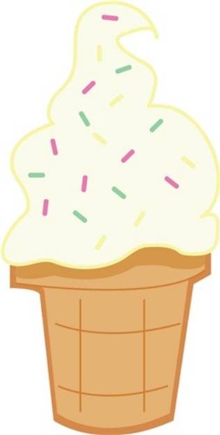 Picture of Sprinkle Ice Cream SVG File