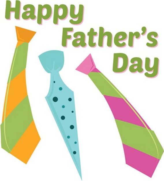 Picture of Happy Fathers Day SVG File