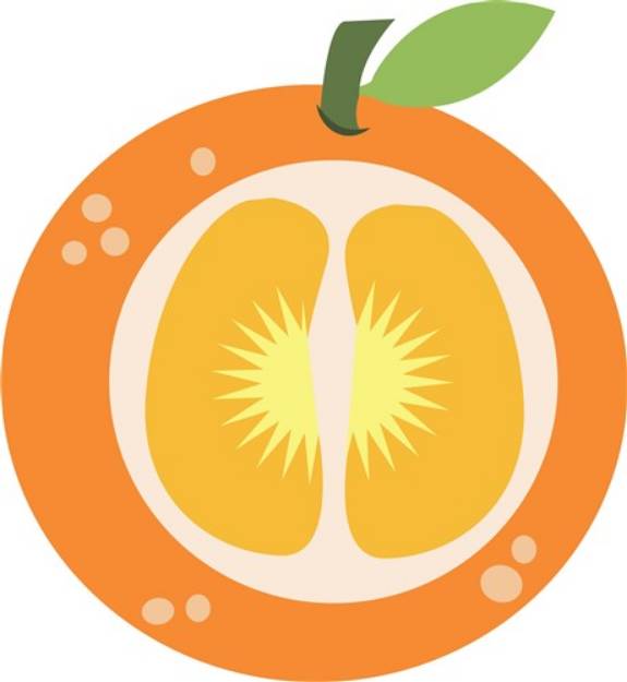 Picture of Juicy Orange SVG File