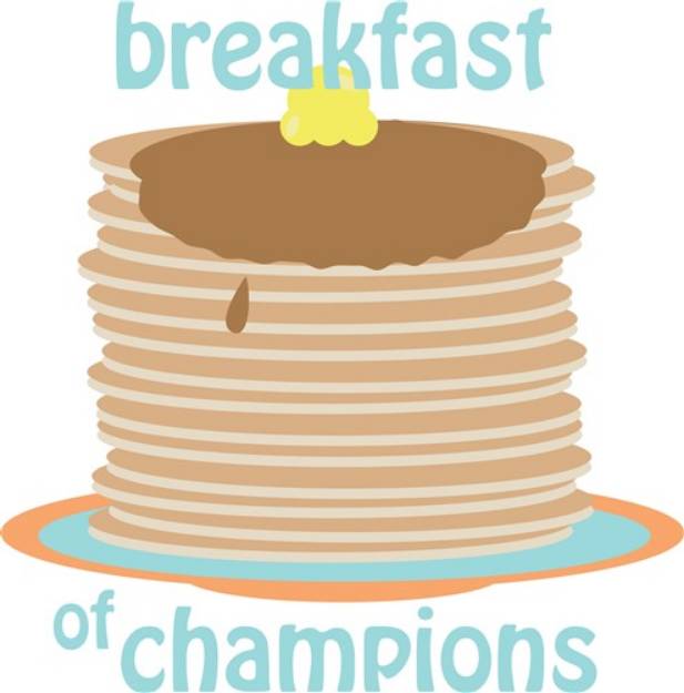 Picture of Breakfast Of Champions SVG File