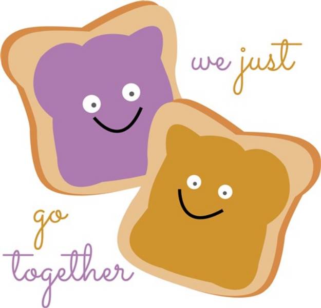 Picture of We Just Go Together SVG File