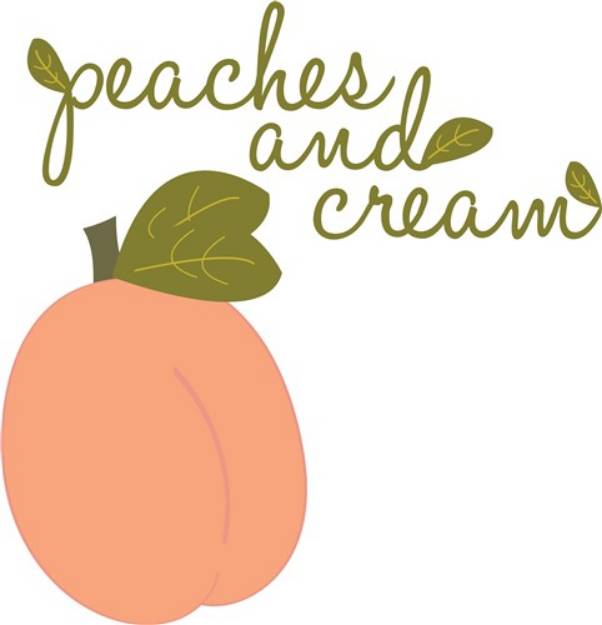 Picture of Peaches And Cream SVG File