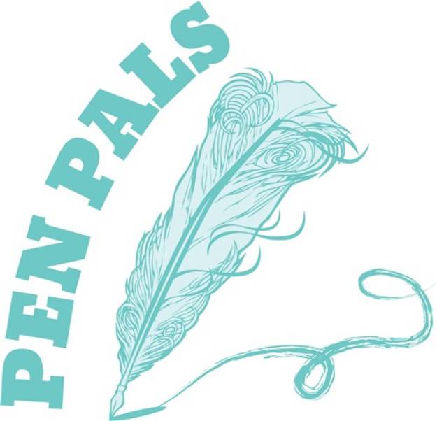 Picture of Pen Pals Quill SVG File