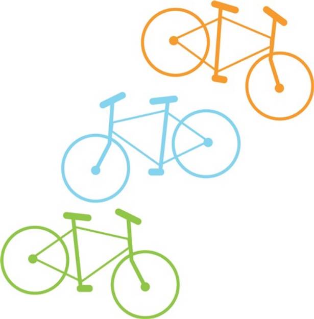 Picture of Bicycles SVG File