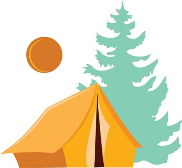 Picture of Camp Scene SVG File