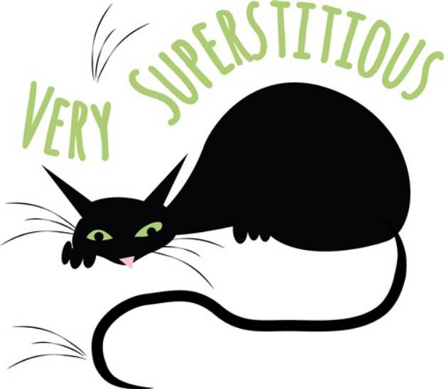 Picture of Very Superstitious SVG File