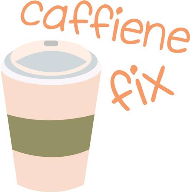 Picture of Caffiene Fix SVG File