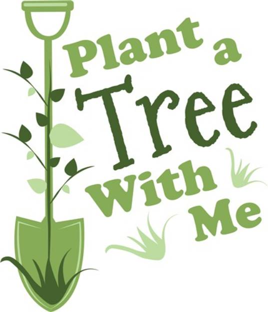 Picture of Plant A Tree SVG File