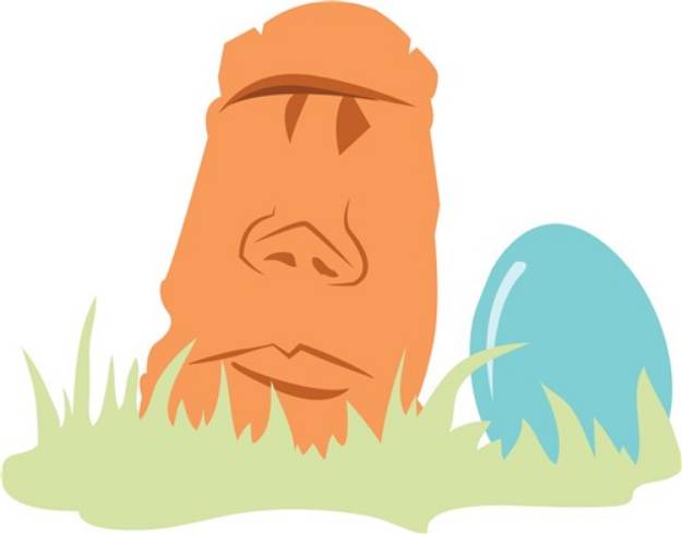 Picture of Easter Island SVG File