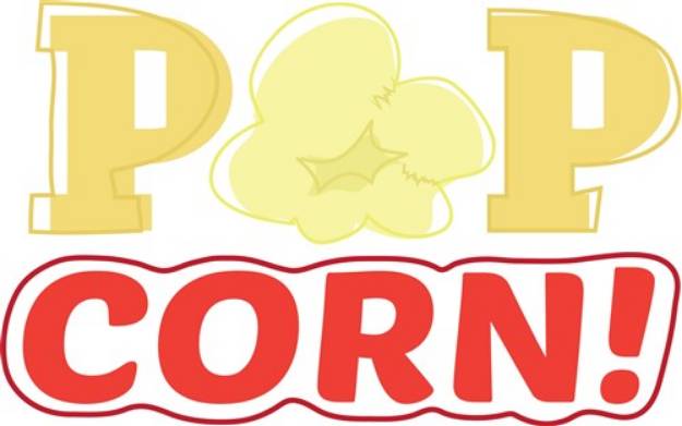 Picture of Pop Corn SVG File