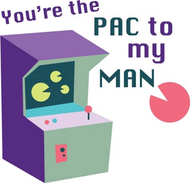 Picture of Pac To My Man SVG File