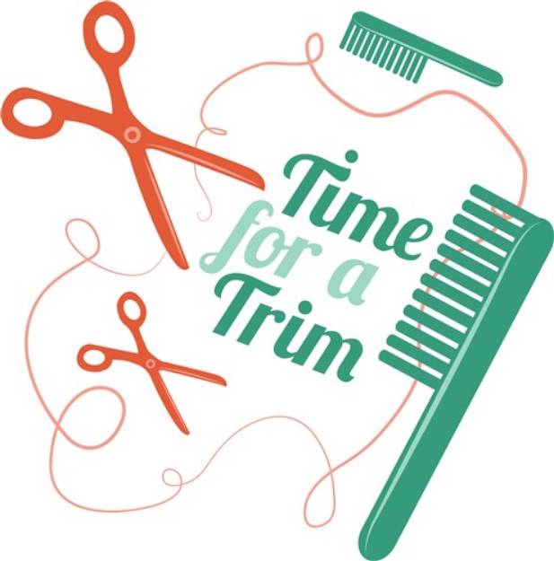 Picture of Time For Trim SVG File