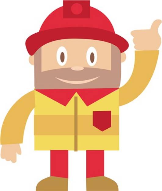 Picture of Fireman SVG File