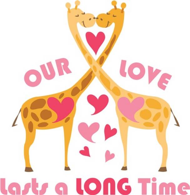 Picture of Our Love Lasts SVG File