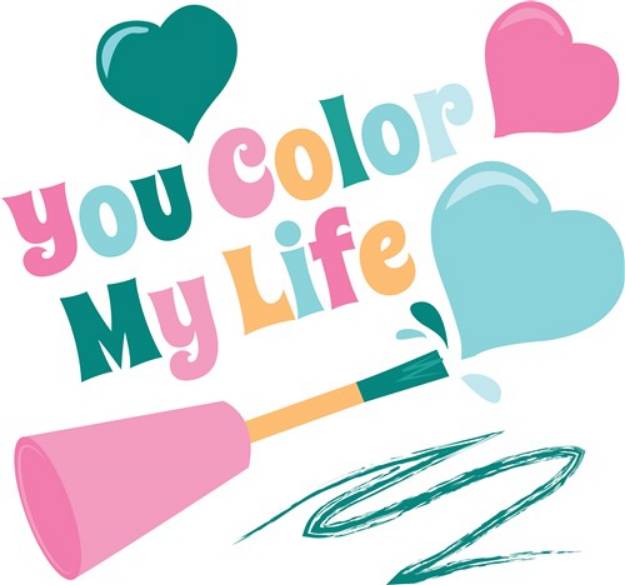 Picture of Color My Life SVG File