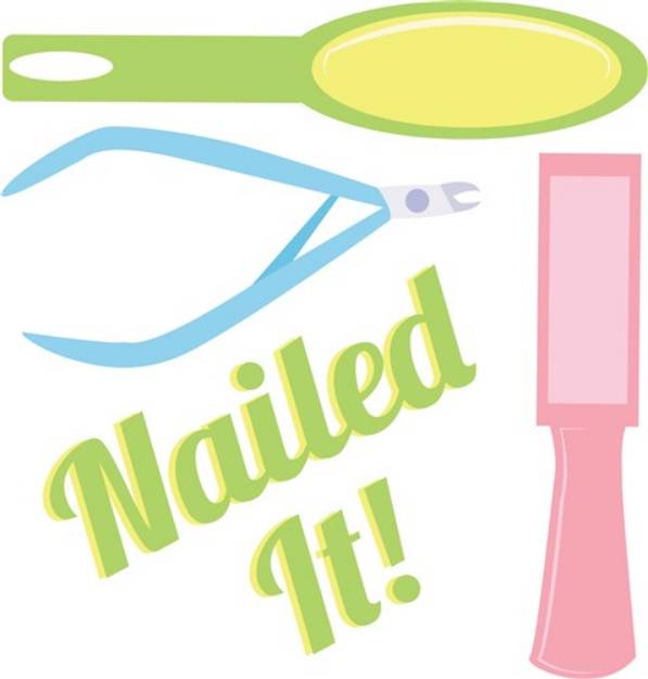 Picture of Nailed It SVG File