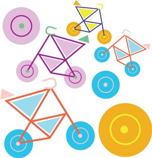 Picture of Bicycles SVG File