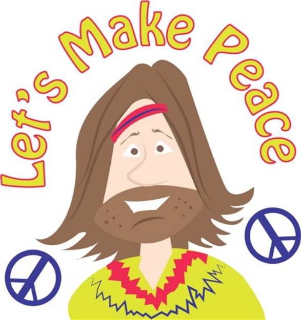 Picture of Lets Make Peace SVG File