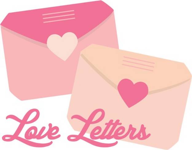 Picture of Love Letters SVG File