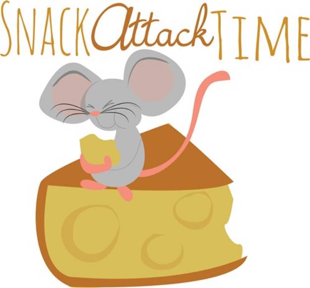 Picture of Snack Attack Time SVG File