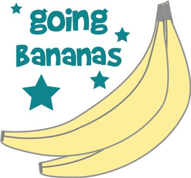 Picture of Going Bananas SVG File