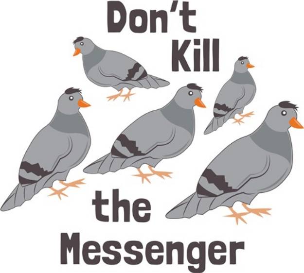 Picture of Messenger Pigeon SVG File