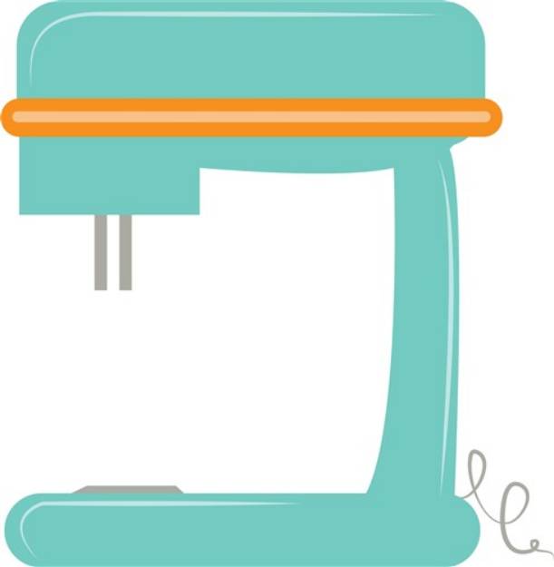 Picture of Sewing Machine SVG File