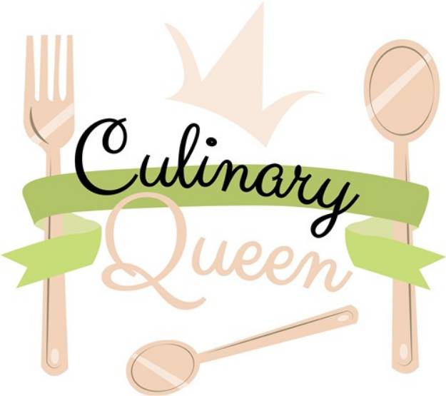 Picture of Culinary Queen SVG File