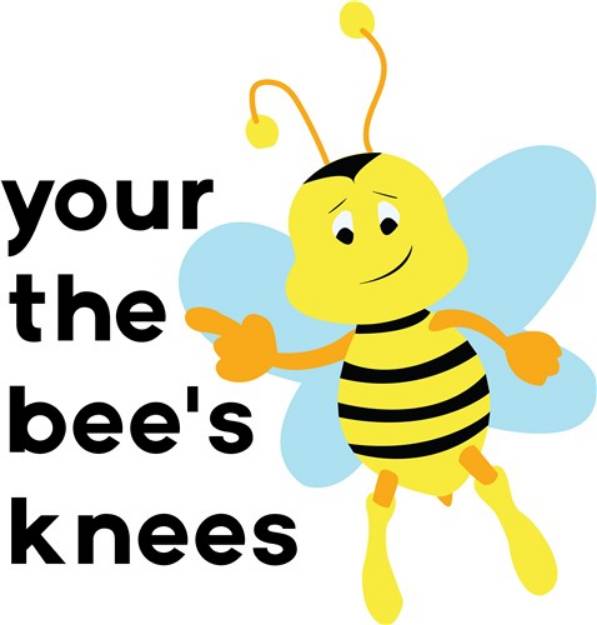 Picture of The Bees Knees SVG File